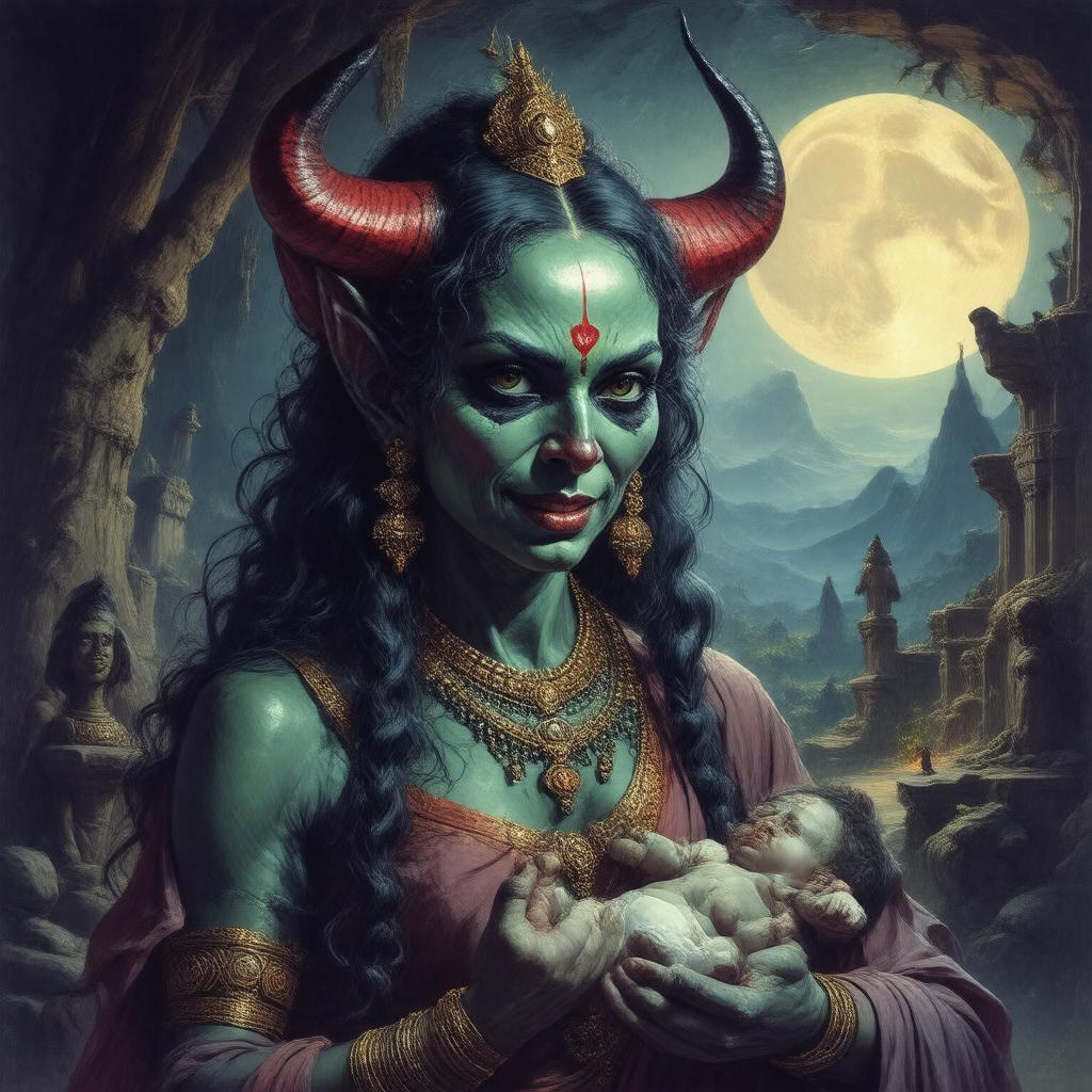 AI-created image of Putana