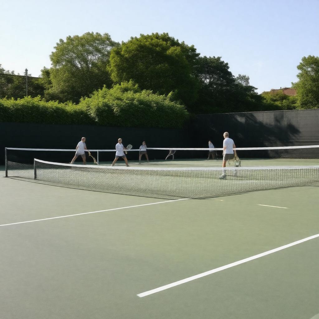 AI-created image of Putney Lawn Tennis Club