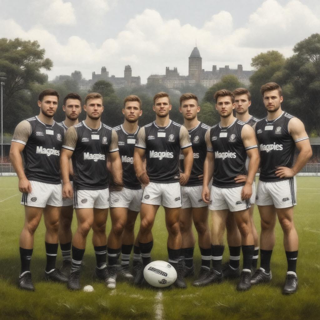 AI-created image of Putney Magpies Australian Rules Football Club