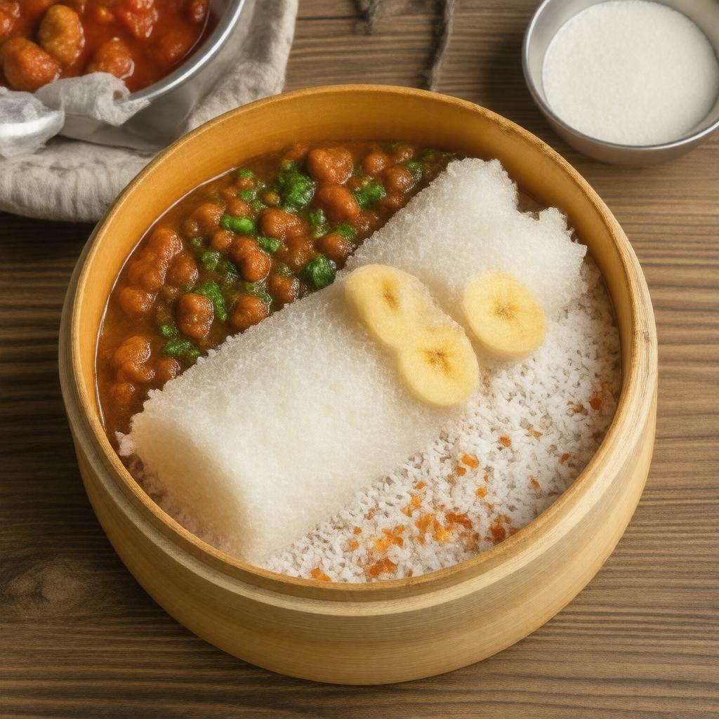Click to view larger image AI-created image of Puttu