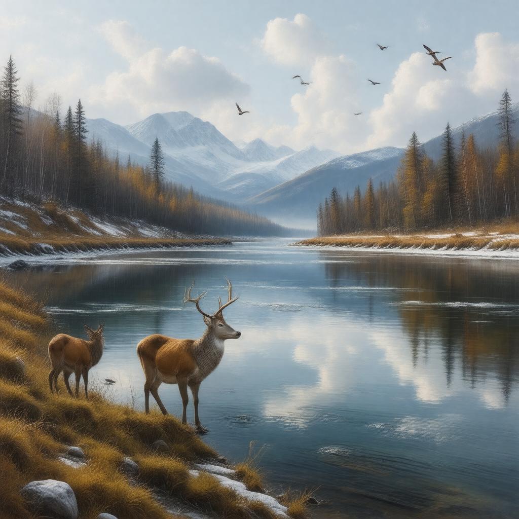 Click to view larger image AI-created image of Pyasina River