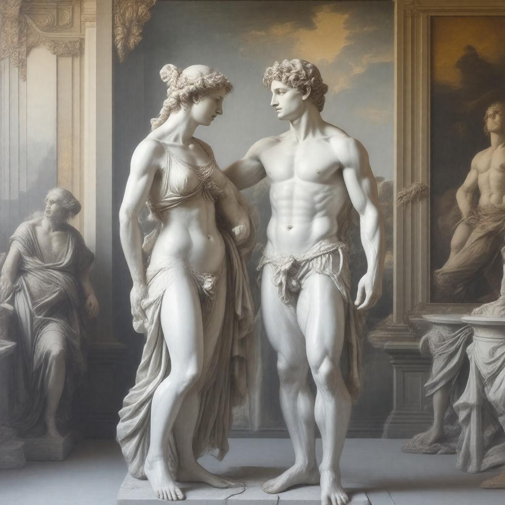 AI-created image of Pygmalion
