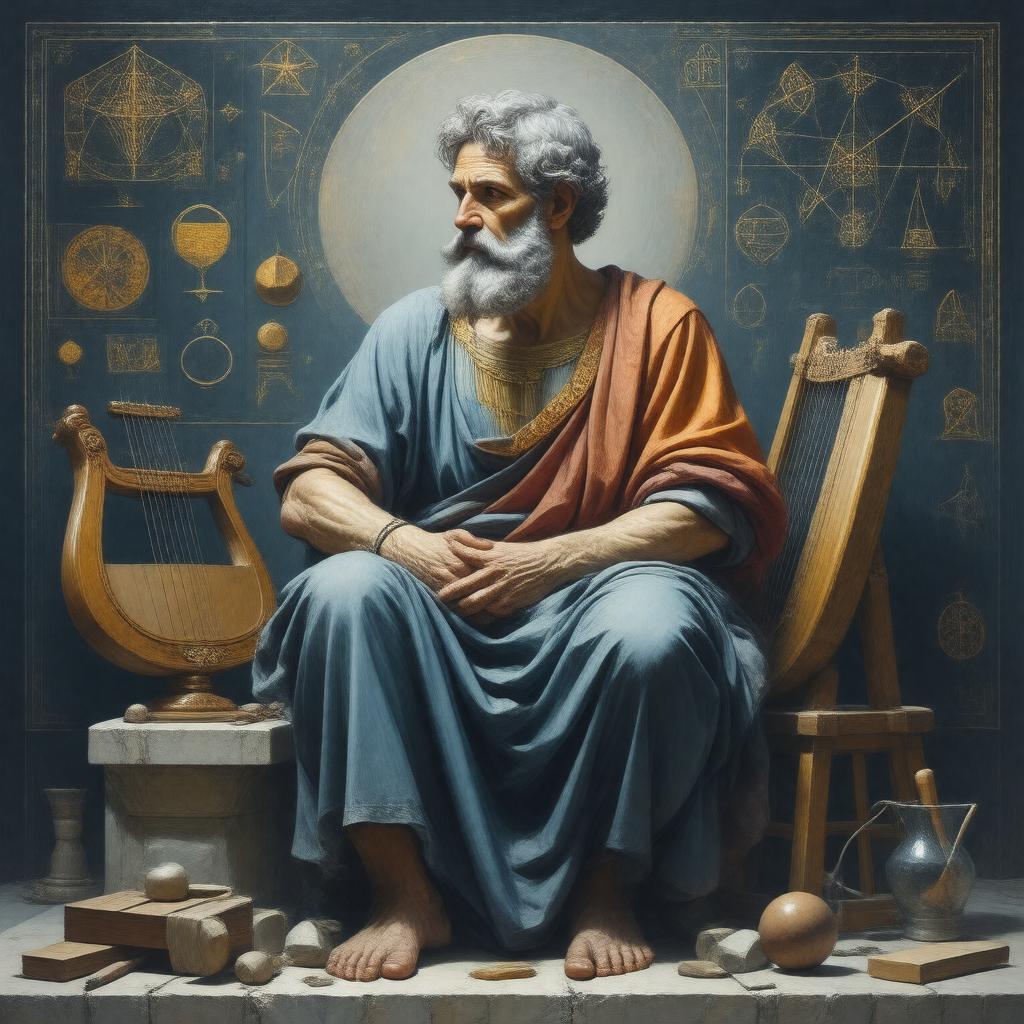 AI-created image of Pythagoras