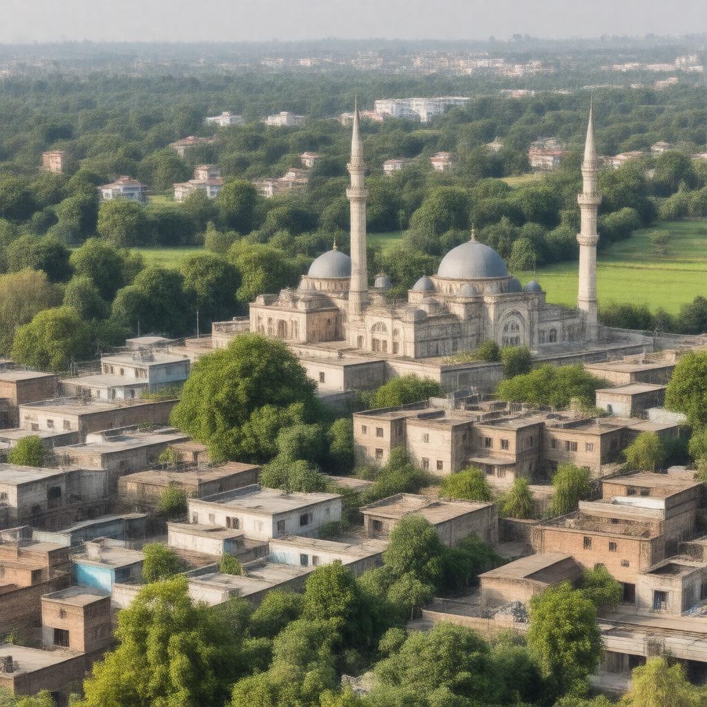 AI-created image of Qadian
