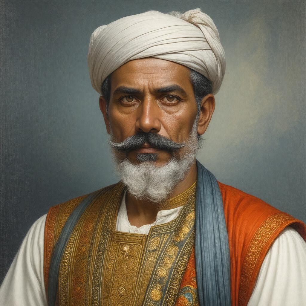 AI-created image of Qasim Khan