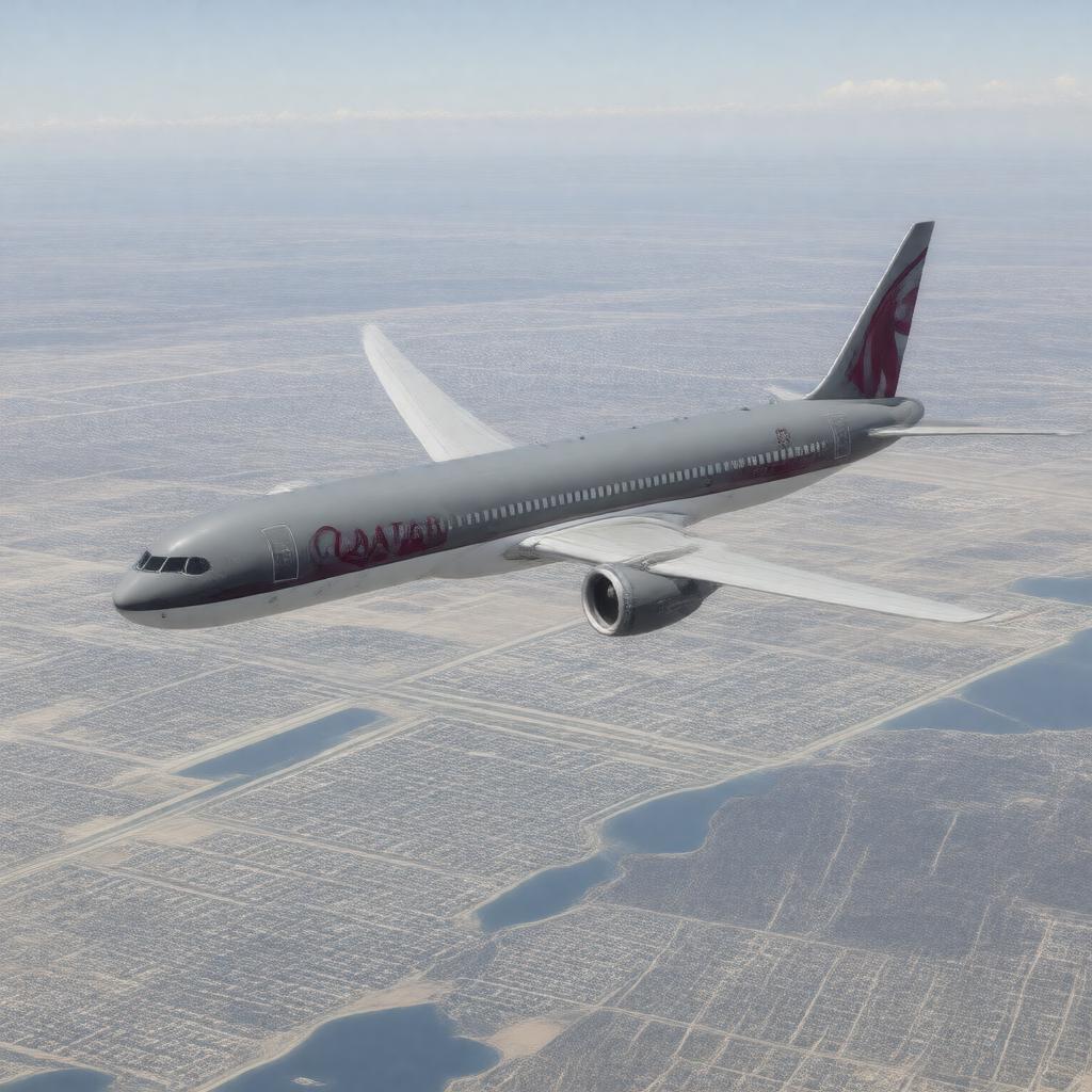 AI-created image of Qatar Airways