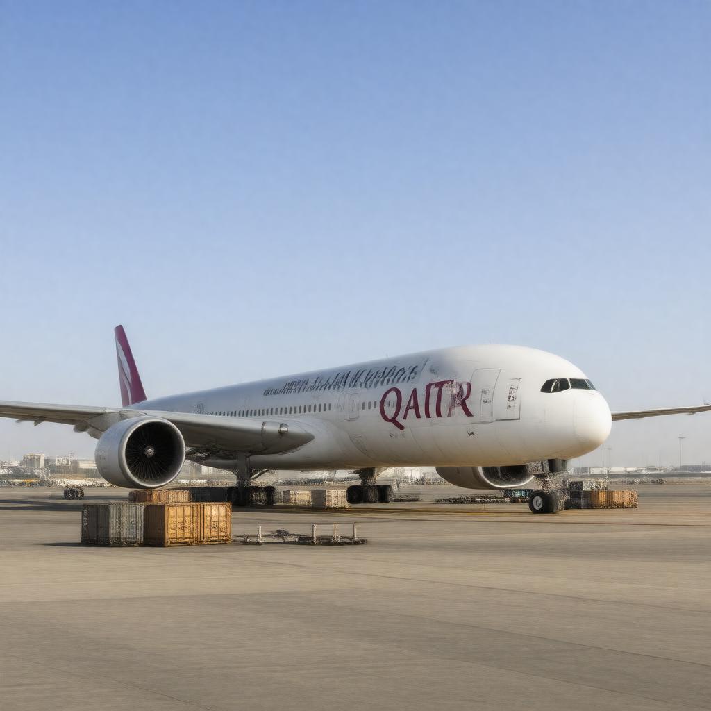 AI-created image of Qatar Airways Cargo