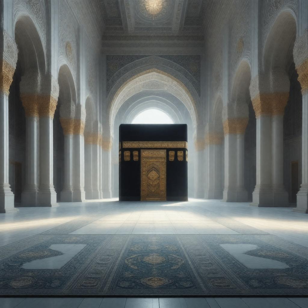 Click to view larger image AI-created image of Qibla