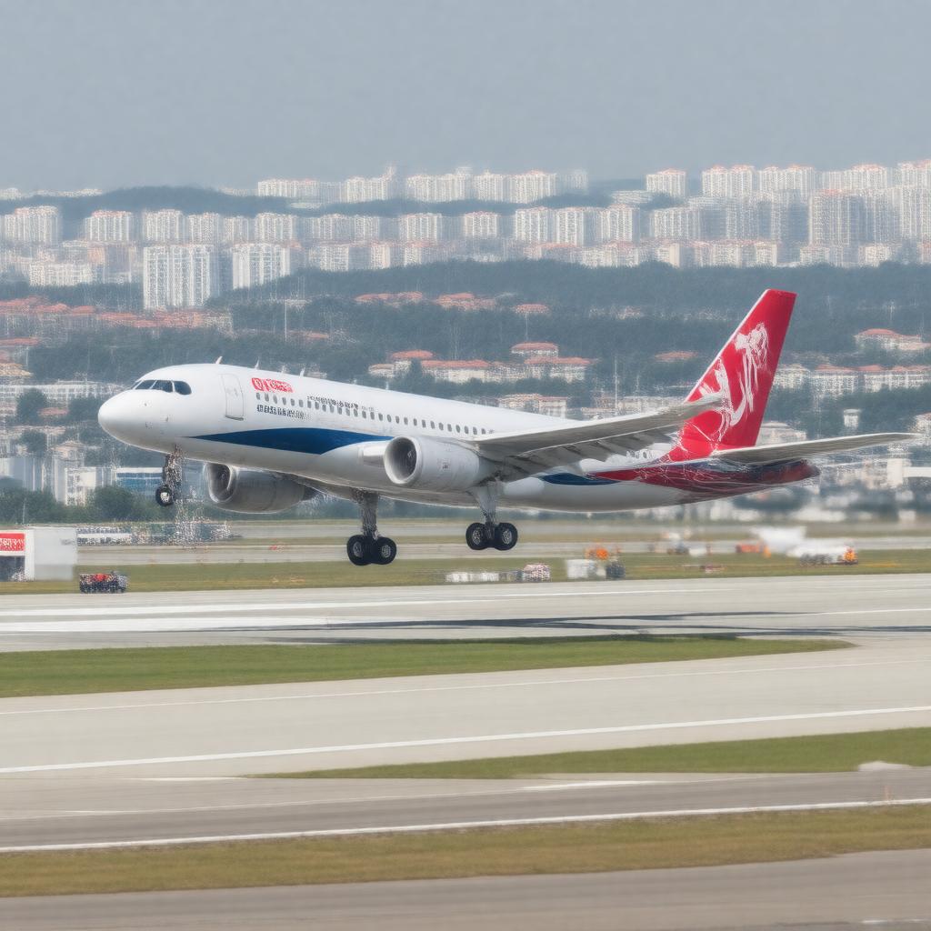 AI-created image of Qingdao Airlines