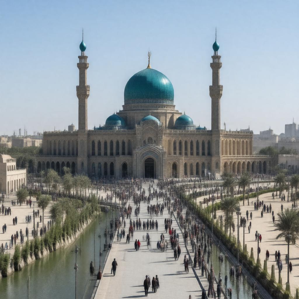 AI-created image of Qom