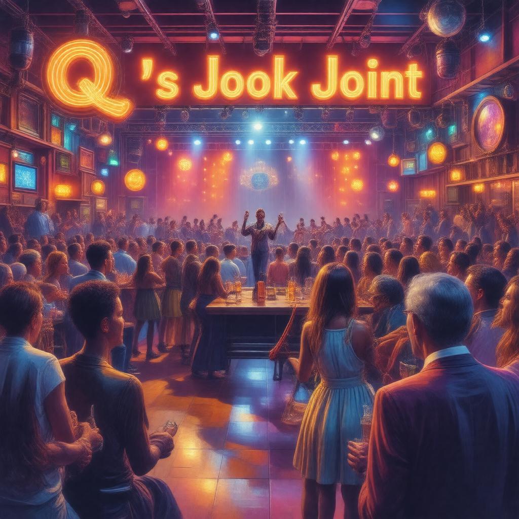 AI-created image of Q's Jook Joint (album)