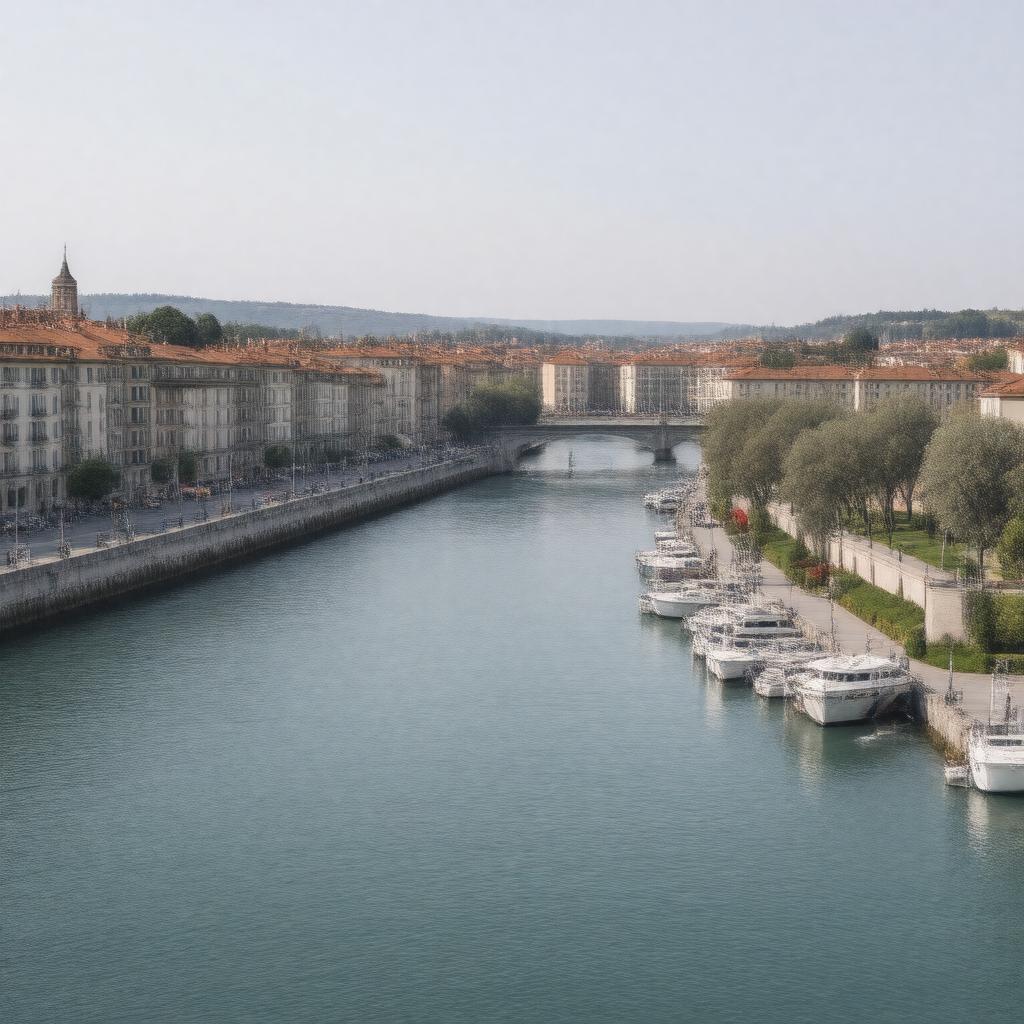 AI-created image of Quai Joseph Gillet