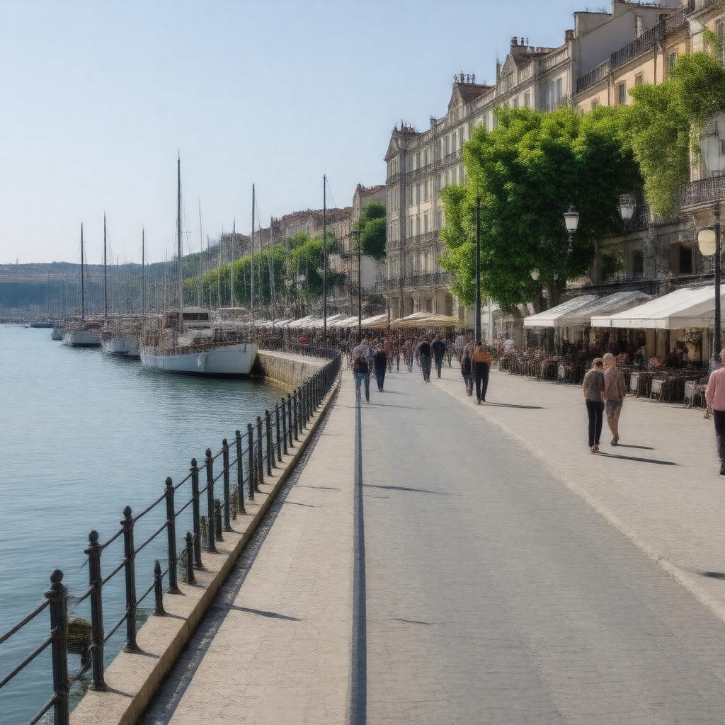 AI-created image of Quai Paul Sédallian