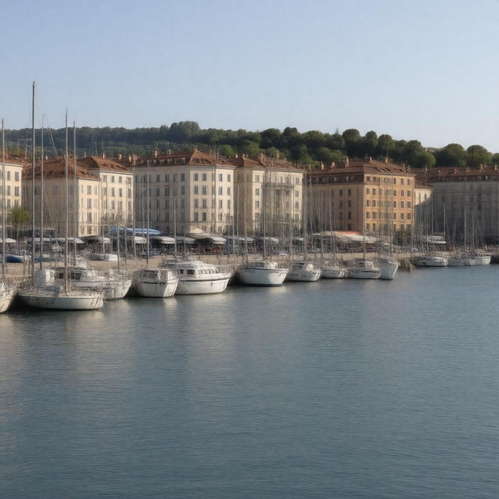 AI-created image of Quai Saint-Vincent