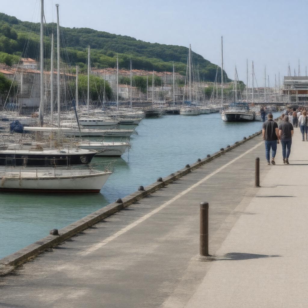 Click to view larger image AI-created image of Quai de la Gare d'Eau