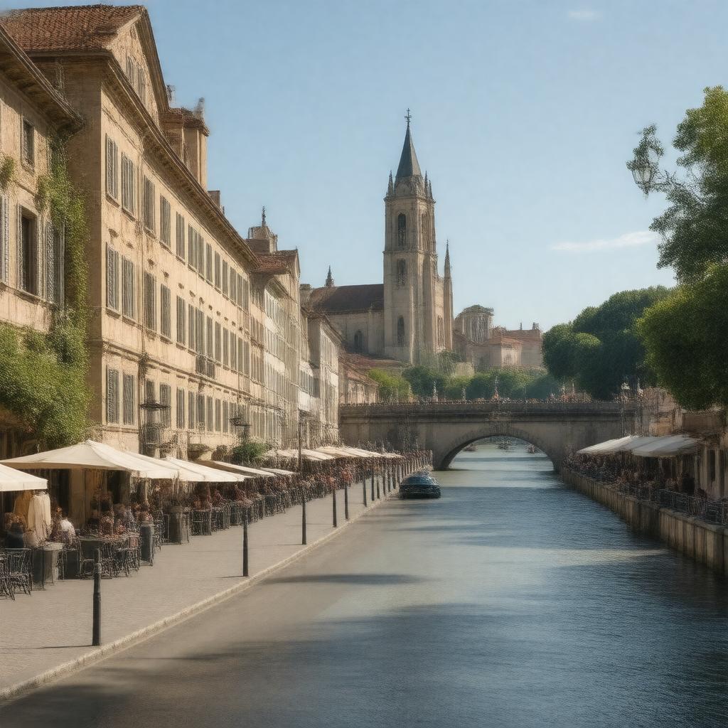 AI-created image of Quai de la Pêcherie