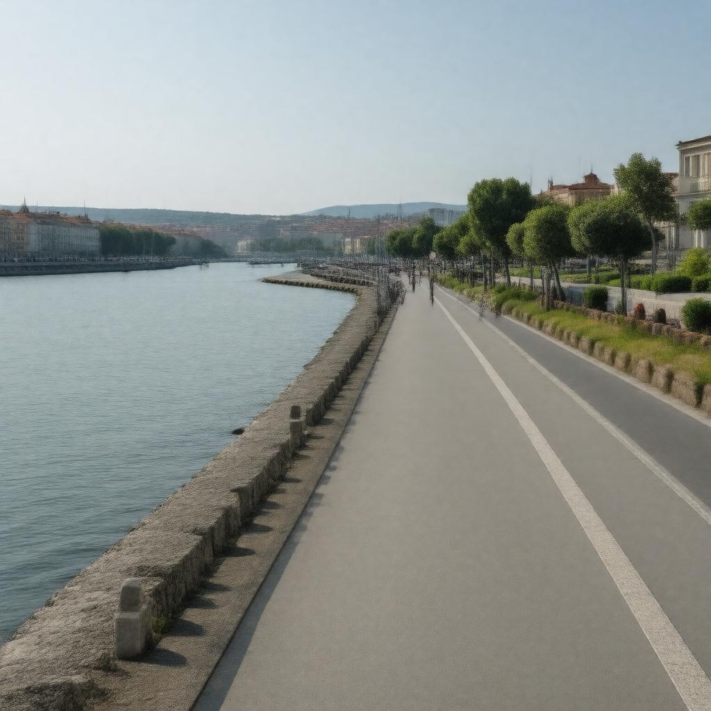 AI-created image of Quai du Rhône