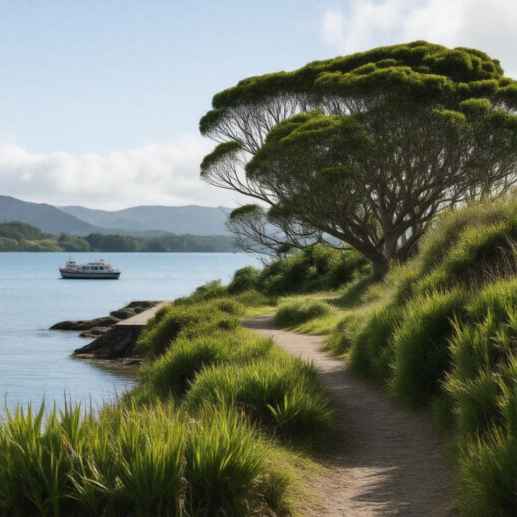 Click to view larger image AI-created image of Quail Island