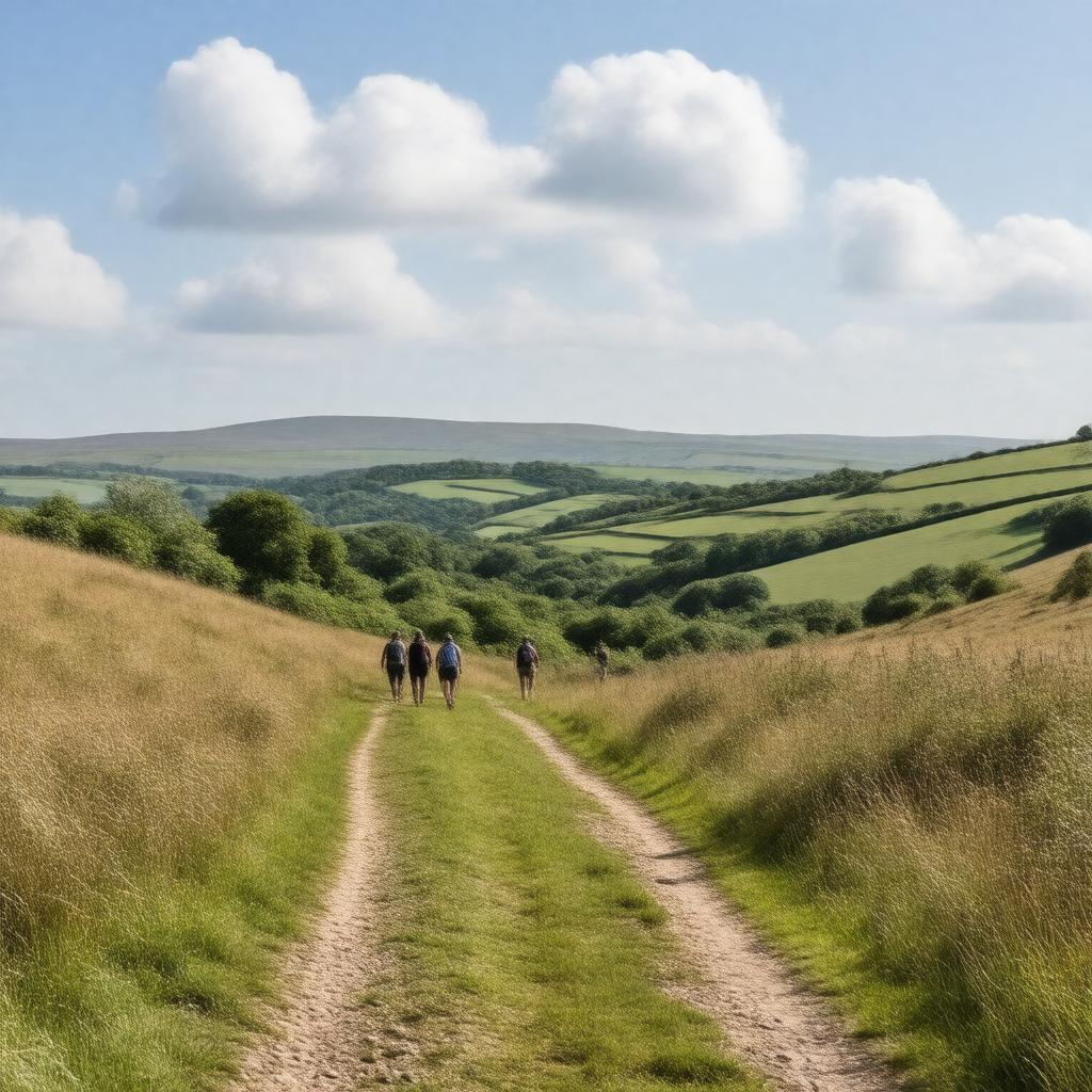 Click to view larger image AI-created image of Quantock Hills Challenge