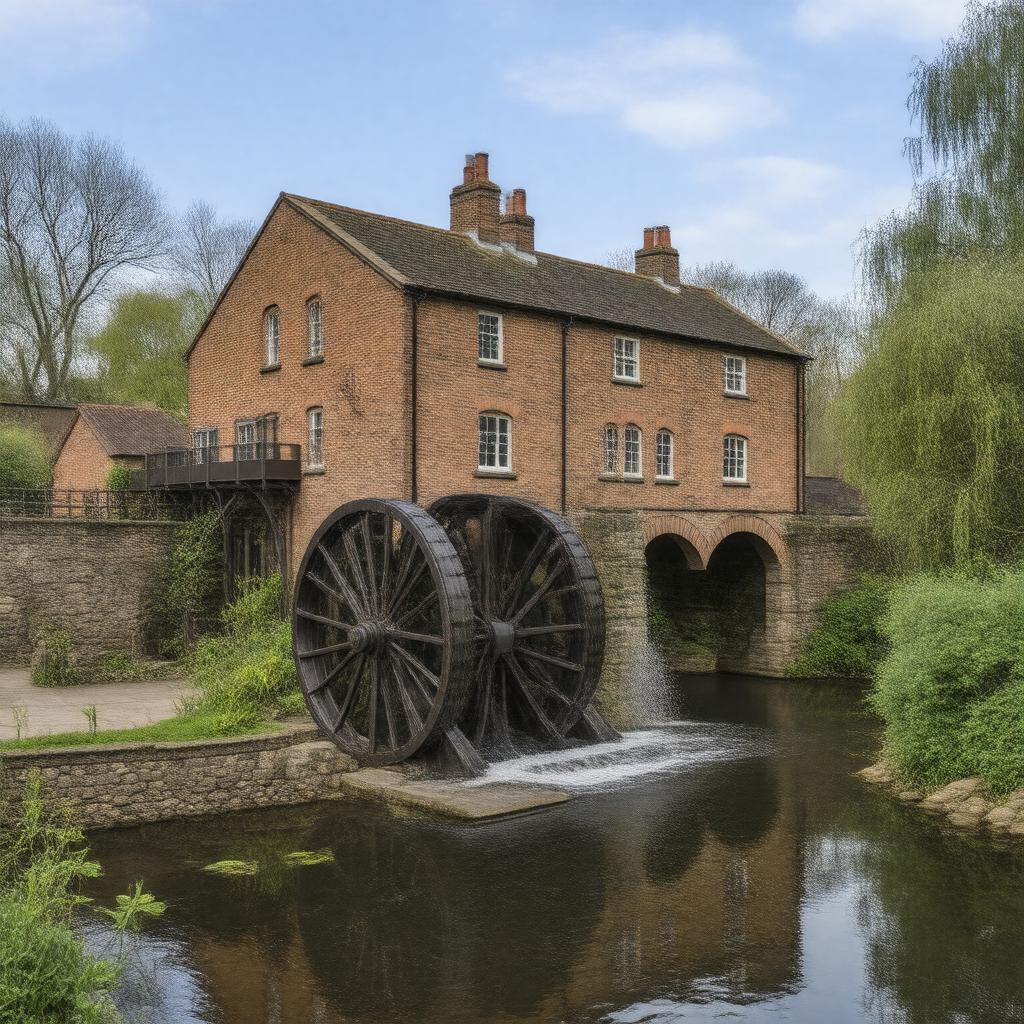 AI-created image of Quarry Bank Mill