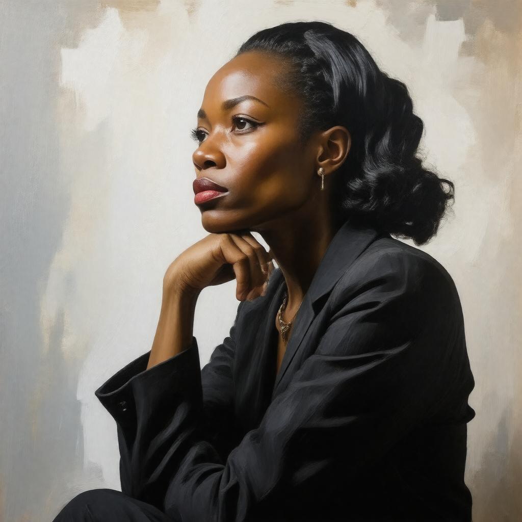 Click to view larger image AI-created image of Qubilah Shabazz