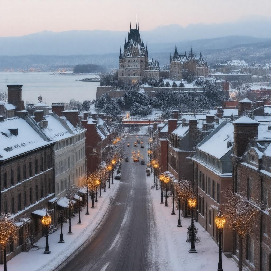 AI-created image of Quebec City