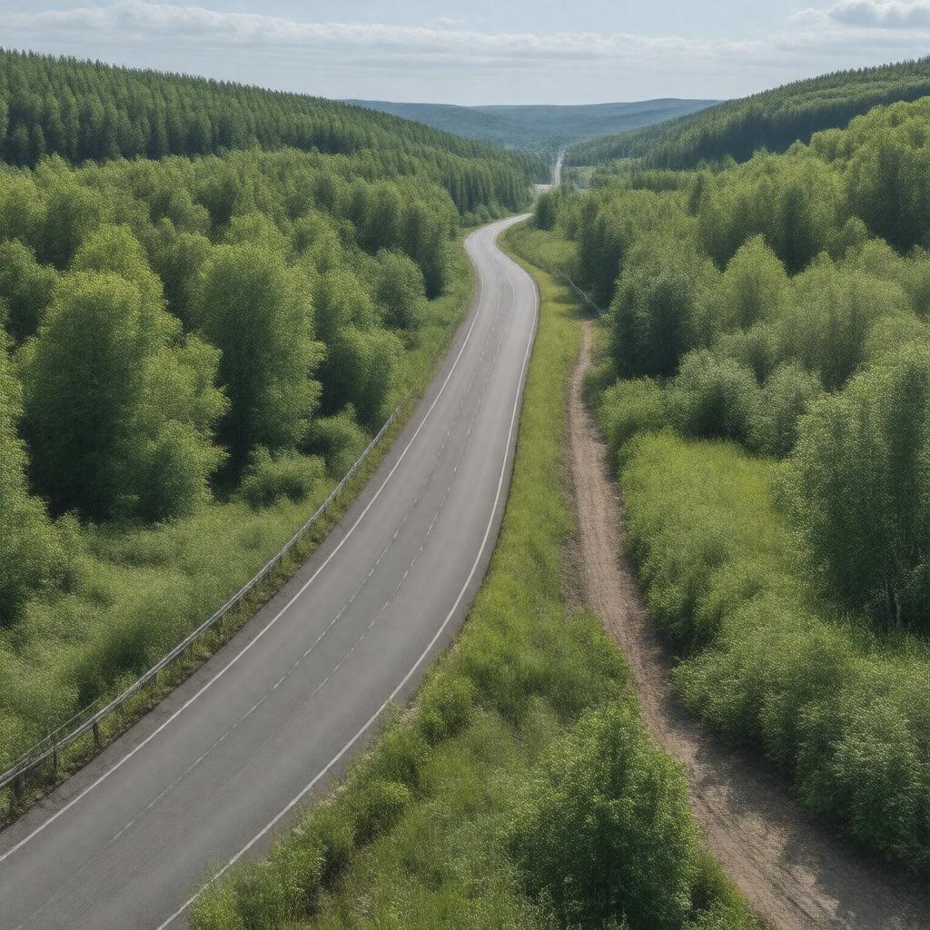 AI-created image of Quebec Route 125