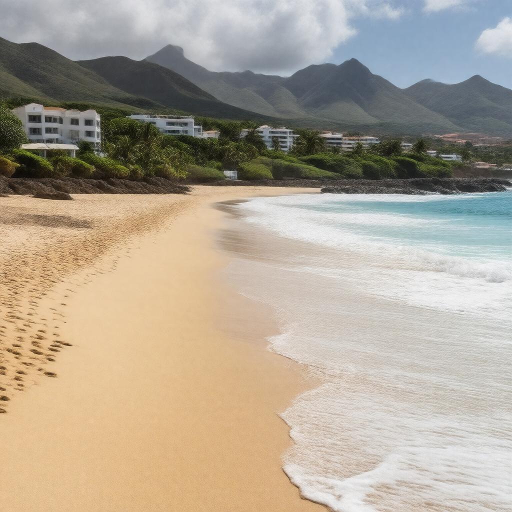 AI-created image of Quebra Canela Beach