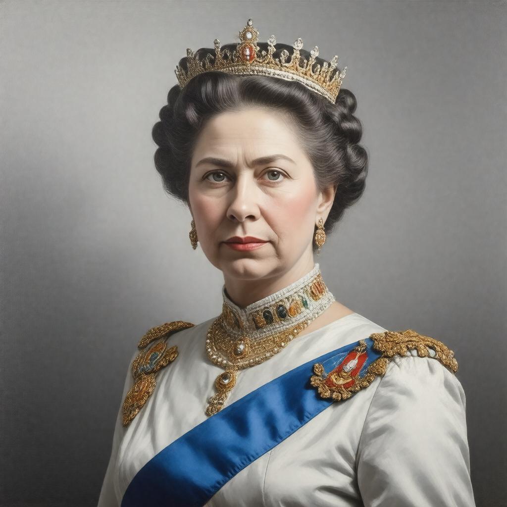 AI-created image of Queen Alexandra of Yugoslavia