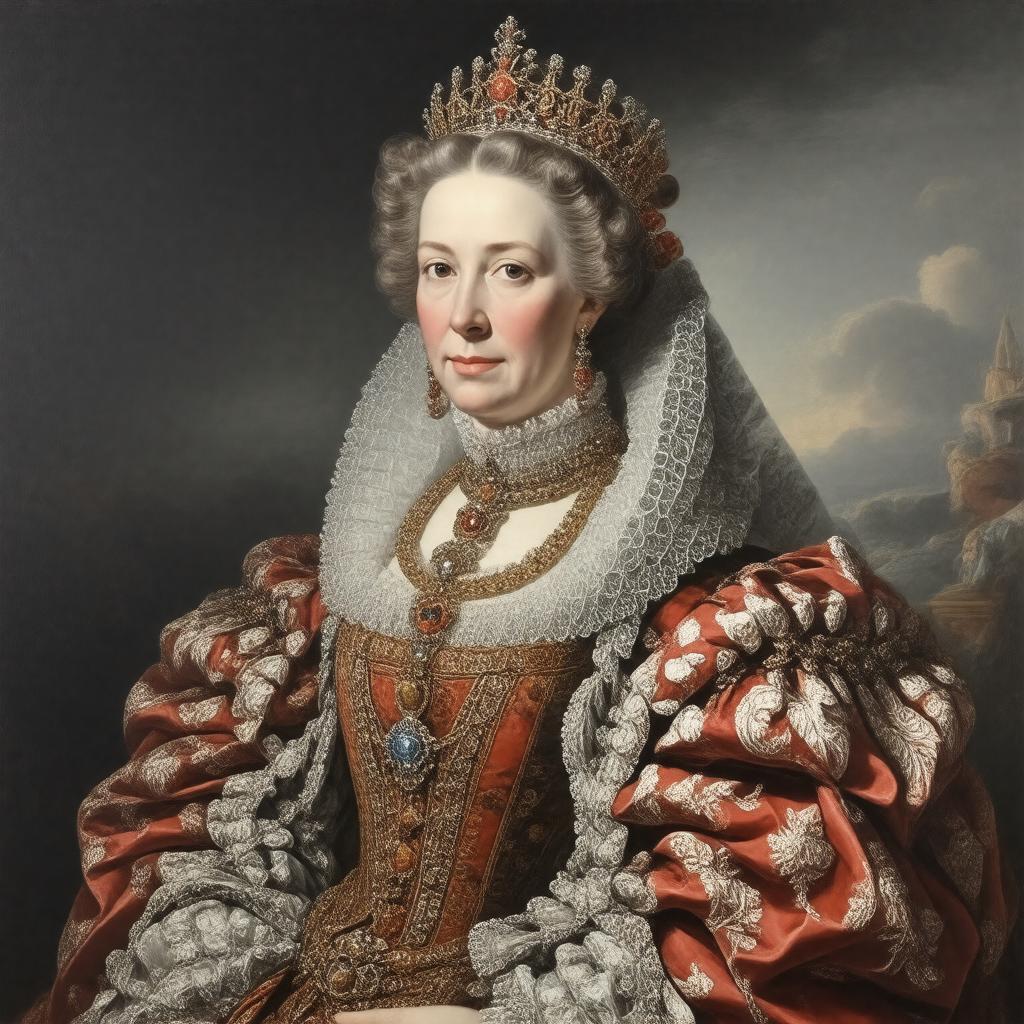 AI-created image of Queen Anne of Great Britain