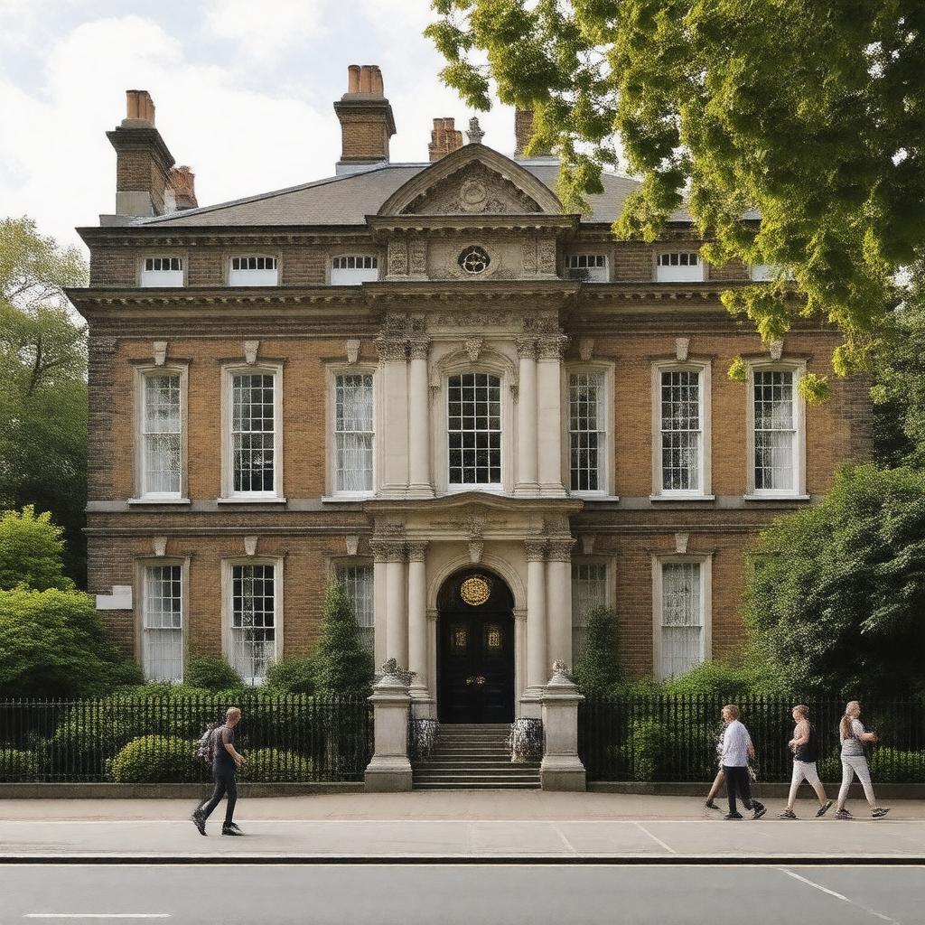 Click to view larger image AI-created image of Queen Charlotte's and Chelsea Hospital