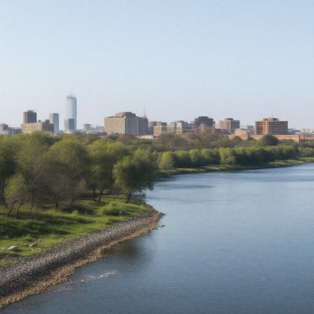 Click to view larger image AI-created image of Queen City of the Wabash