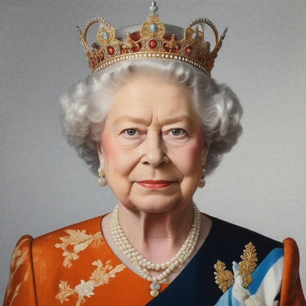 AI-created image of Queen Elizabeth