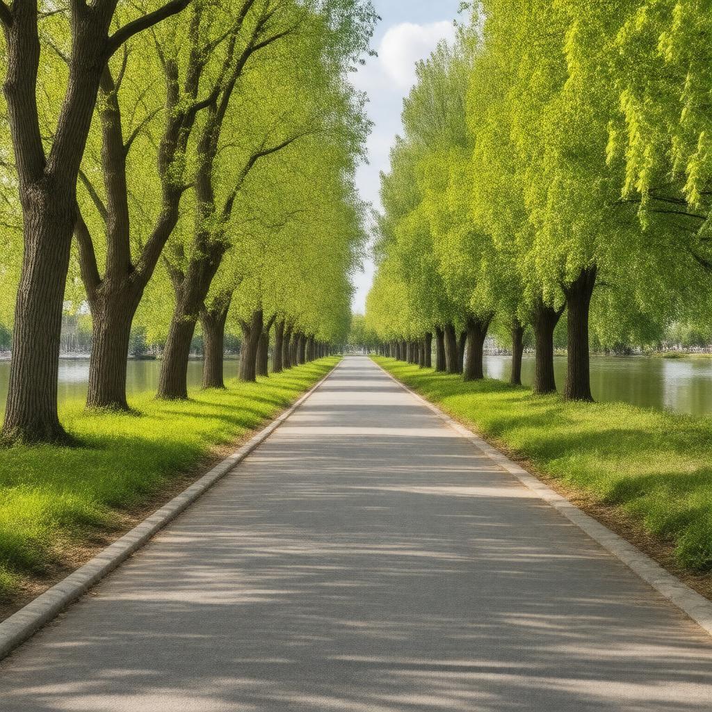 AI-created image of Queen Elizabeth Driveway