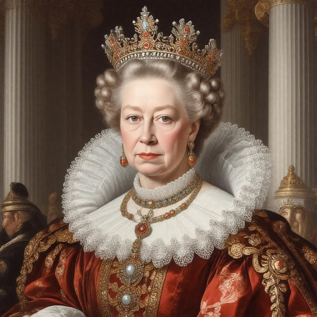AI-created image of Queen Elizabeth I