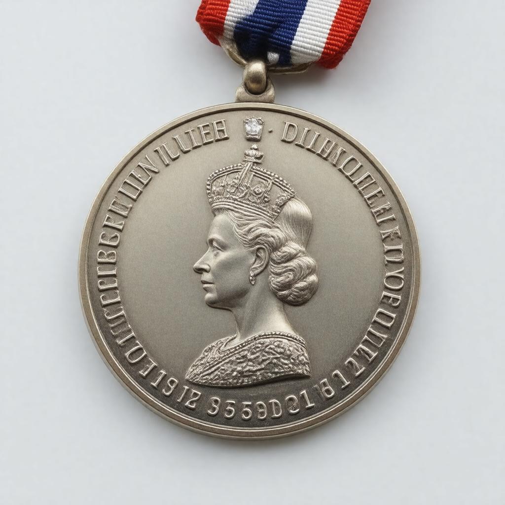 Click to view larger image AI-created image of Queen Elizabeth II Diamond Jubilee Medal