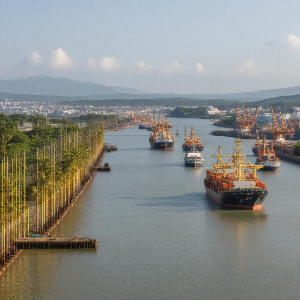 AI-created image of Queen Elizabeth II Quay
