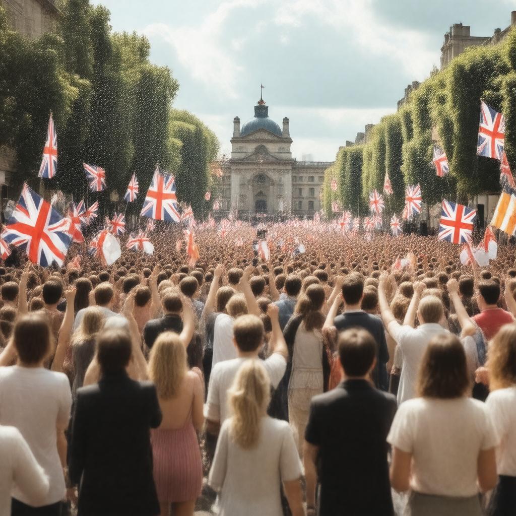 Click to view larger image AI-created image of Queen Elizabeth II's Silver Jubilee