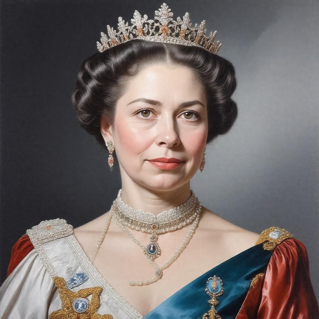AI-created image of Queen Giovanna of Bulgaria