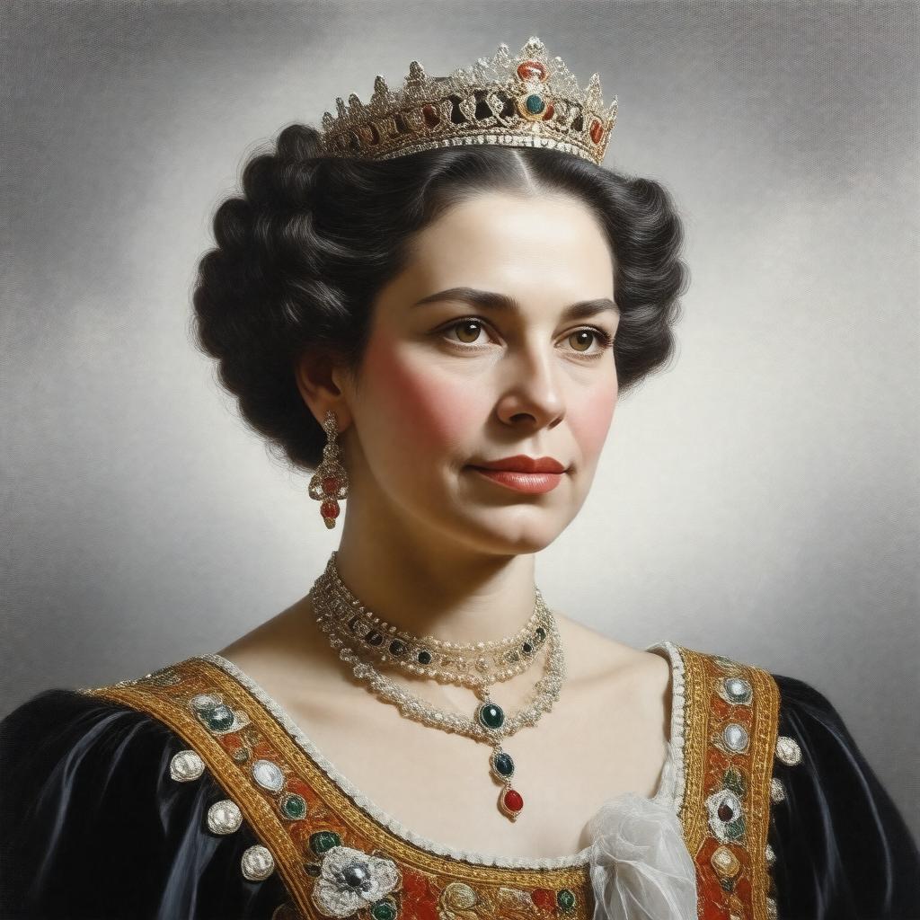 AI-created image of Queen Helen of Romania