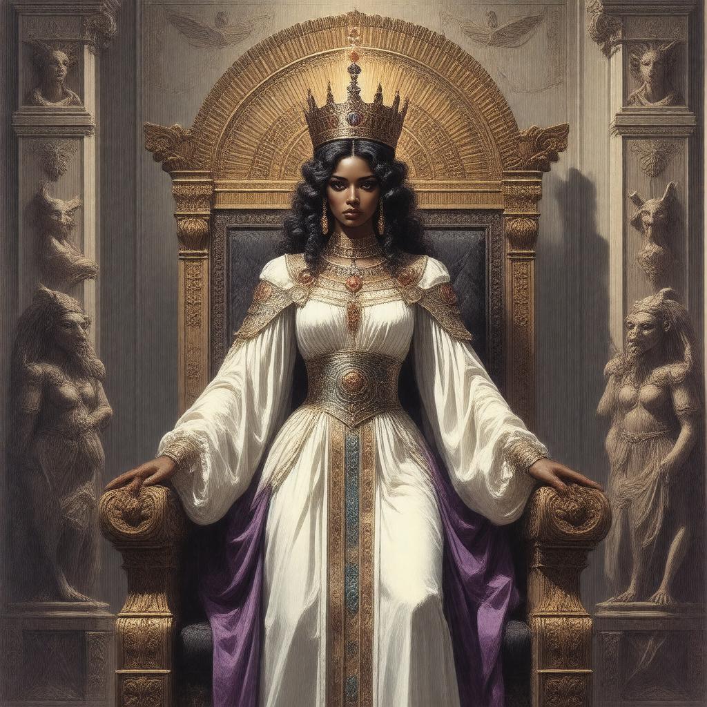 Click to view larger image AI-created image of Queen Jezebel