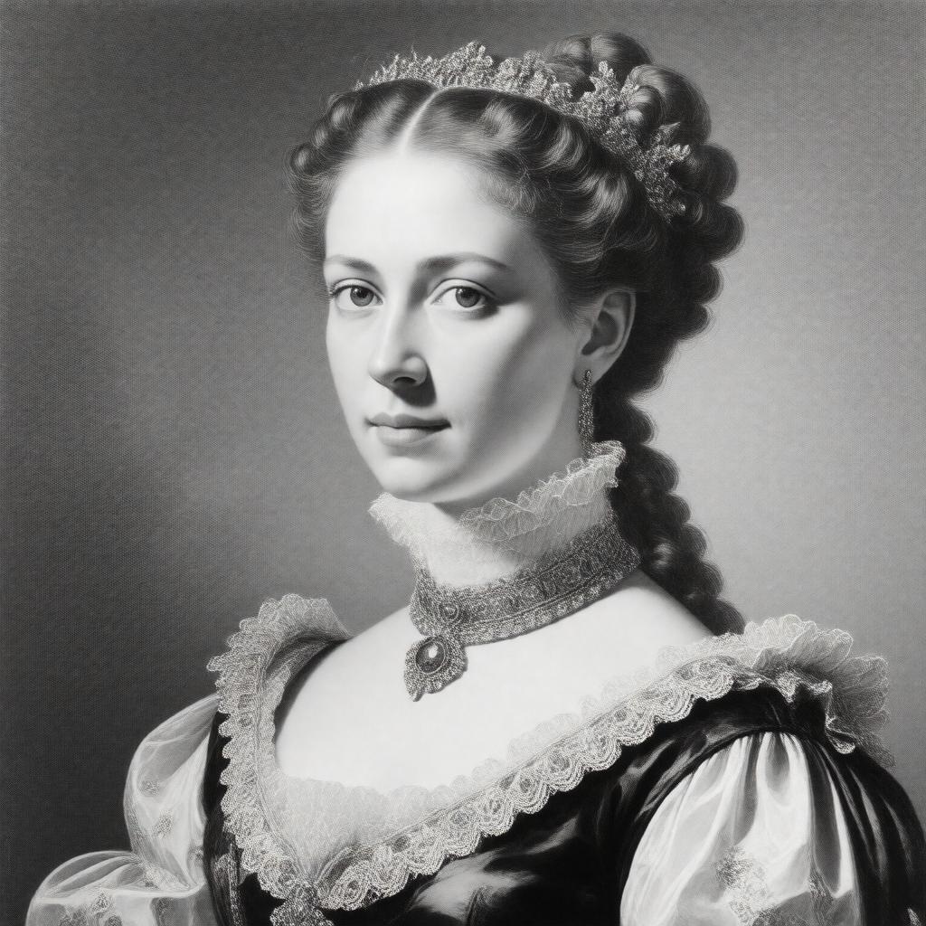 AI-created image of Queen Louise of Denmark
