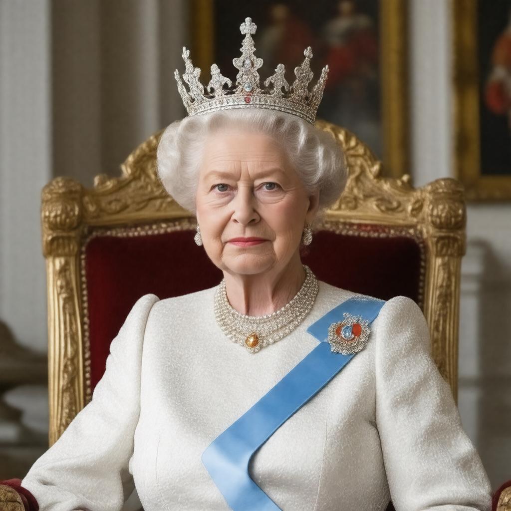 AI-created image of Queen Margrethe II of Denmark