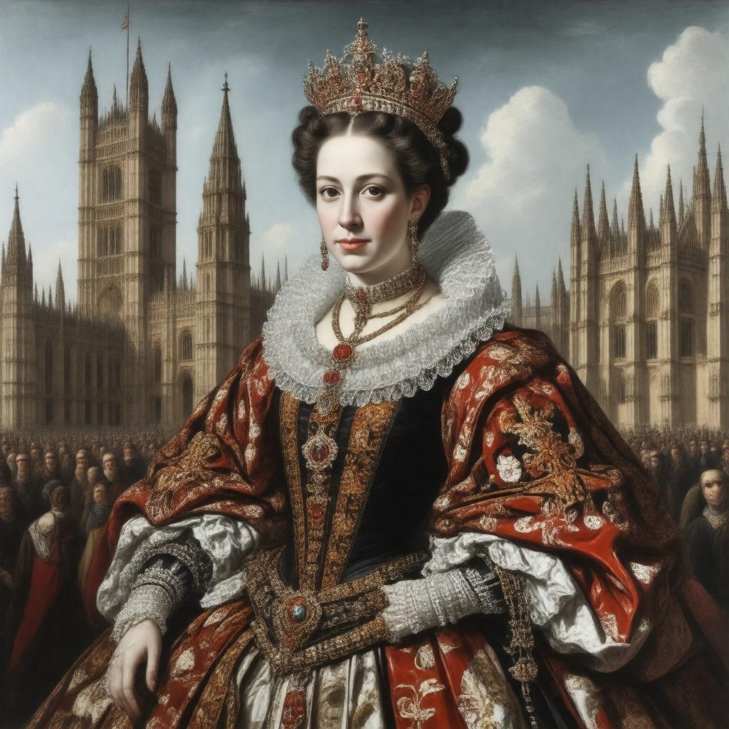 AI-created image of Queen Mary II
