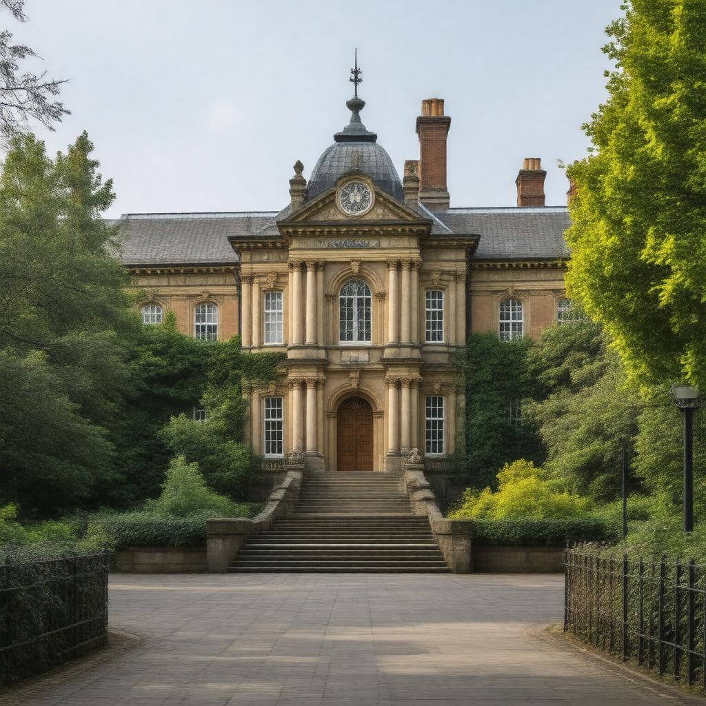 AI-created image of Queen Mary University of London