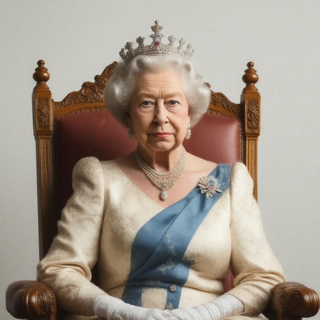 AI-created image of Queen Mary of the United Kingdom