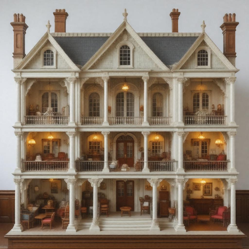 AI-created image of Queen Mary's Dolls' House