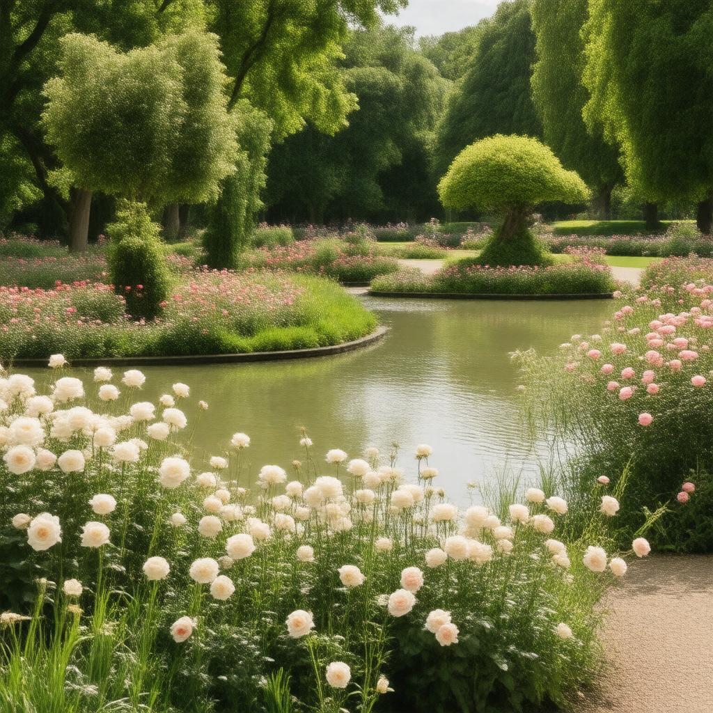 AI-created image of Queen Mary’s Gardens