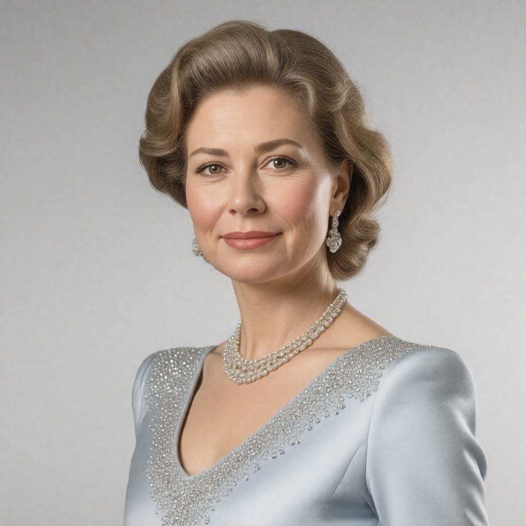 AI-created image of Queen Mathilde of Belgium