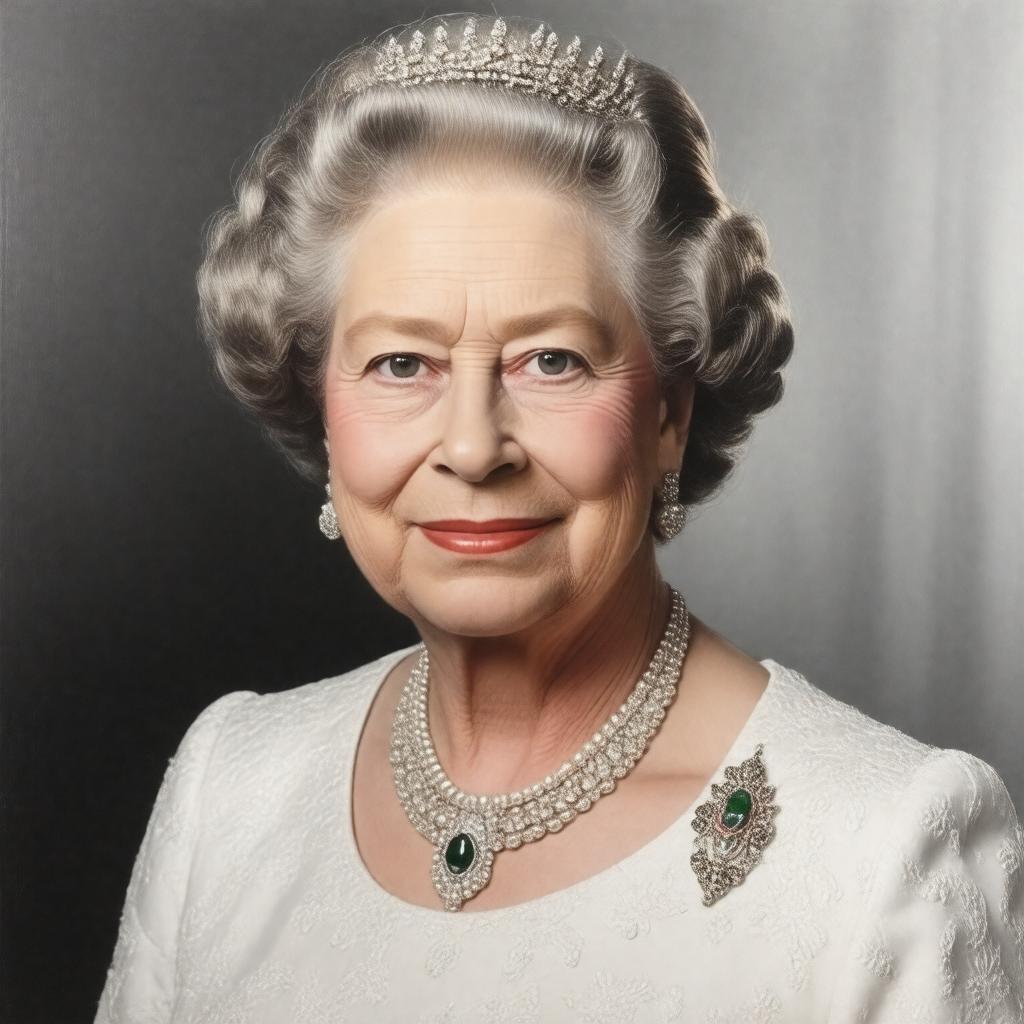 AI-created image of Queen Mum